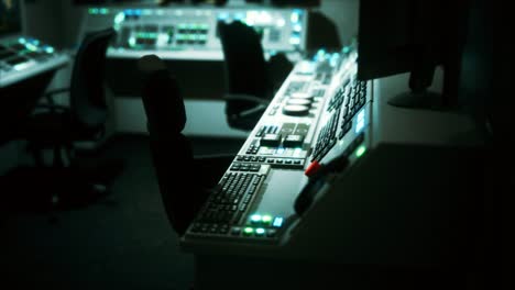 equipment of empty central control room