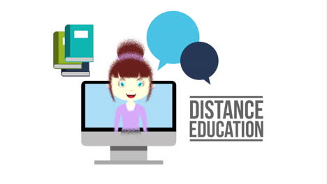 distance education design, video animation