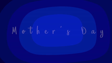 mothers day text on blue circles gradient