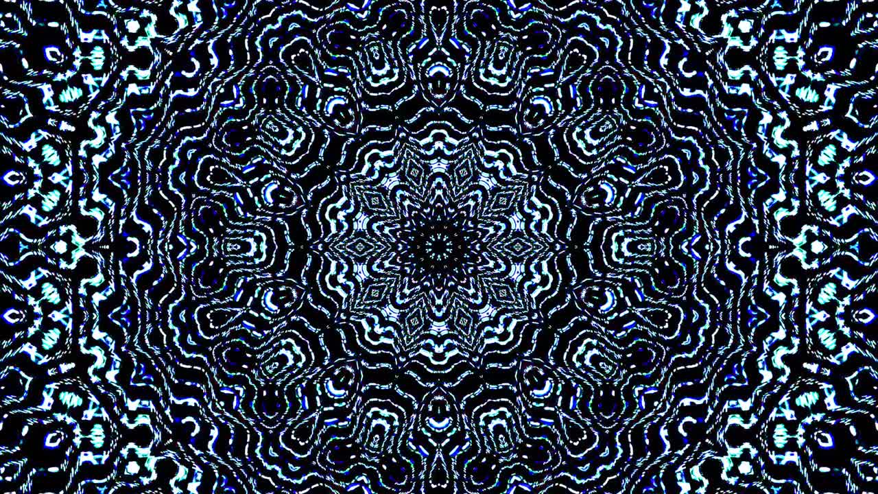 Bright abstract light governing full color, kaleidoscope