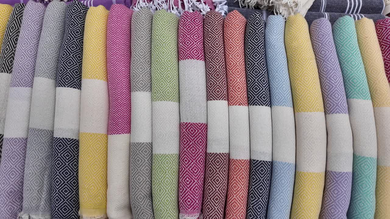 Colorful Patterned Towels