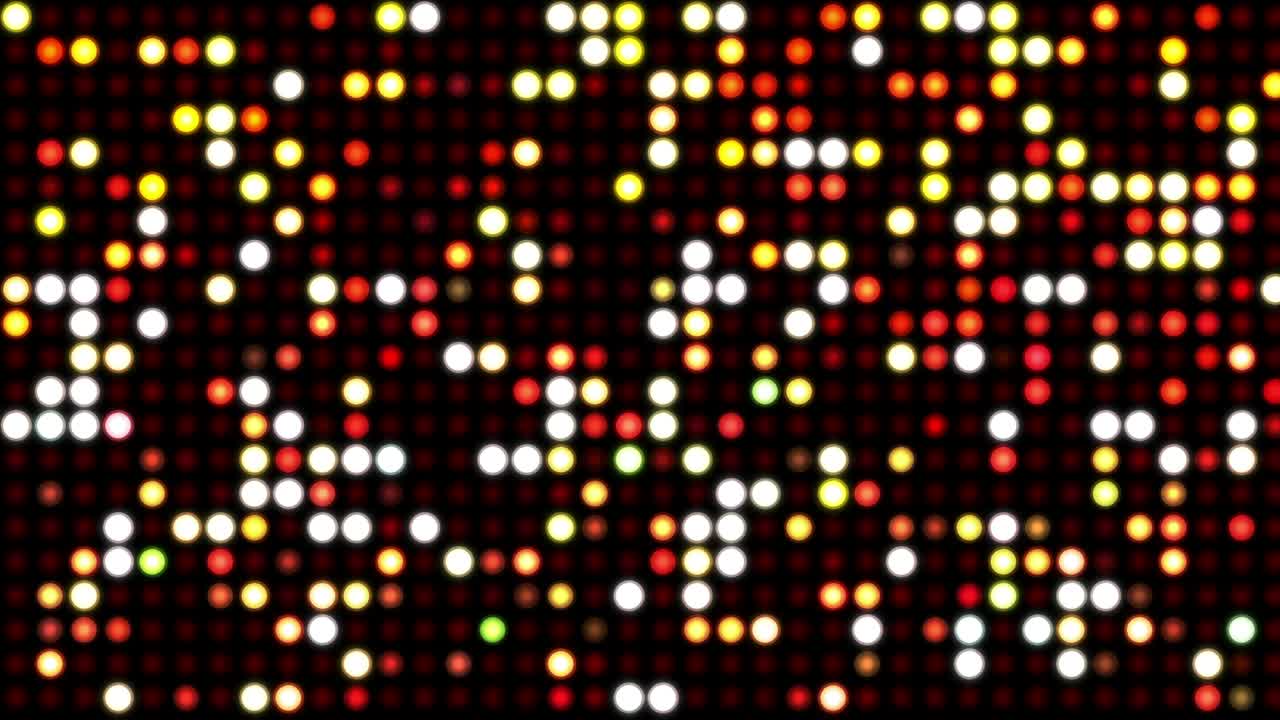 Lightbar, electric lamps, color abstraction, loop