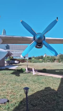 the plane in the open air museum