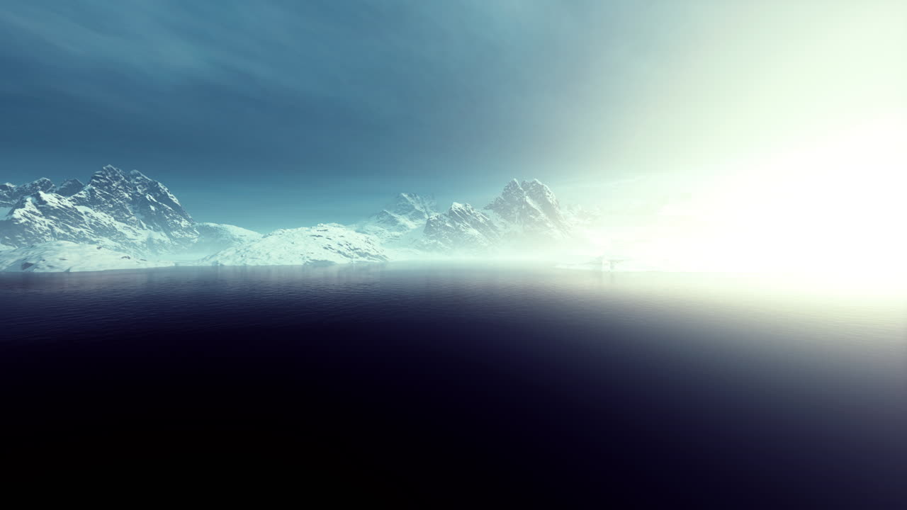 montañas y mar en las islas lofoten en noruega