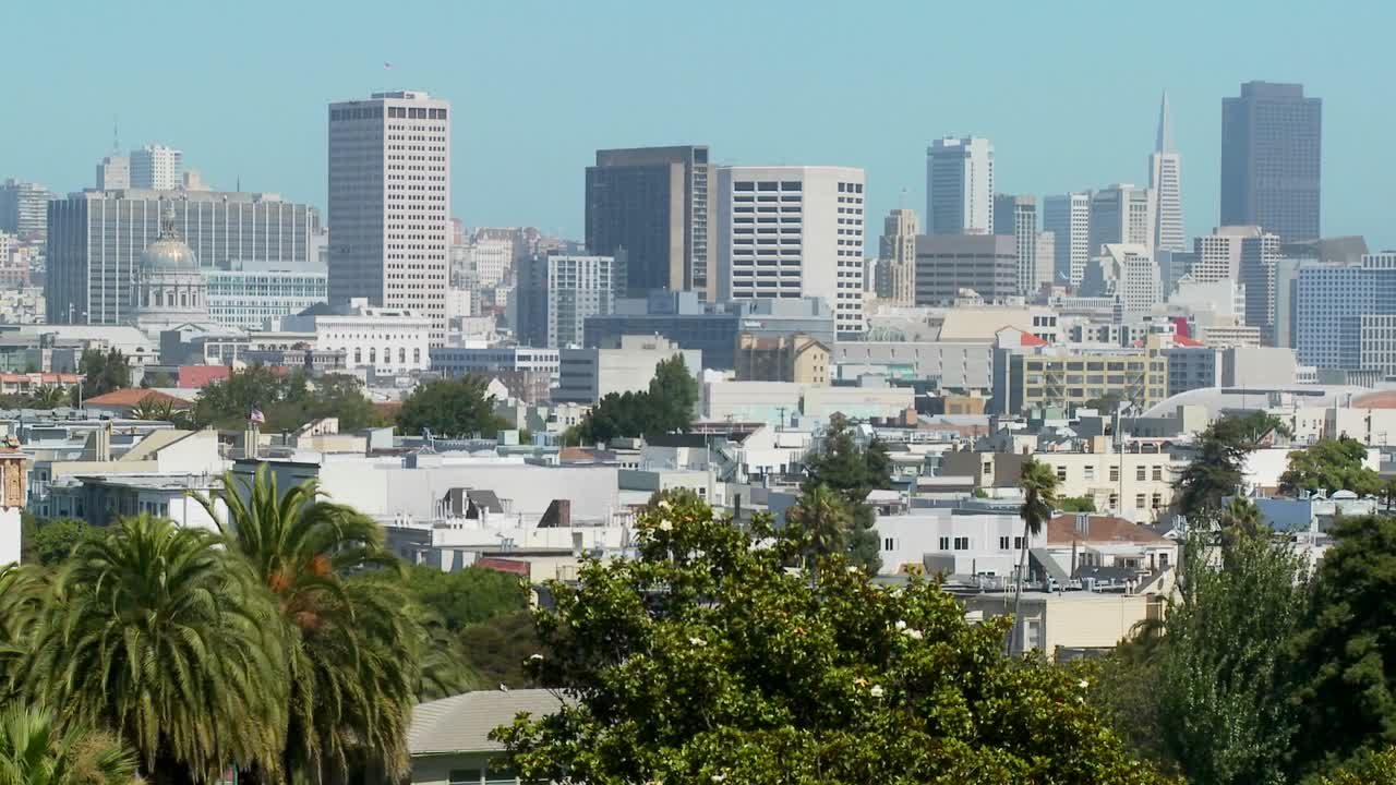 1일차 샌프란시스코 캘리포니아 다운타운의 스카이라인