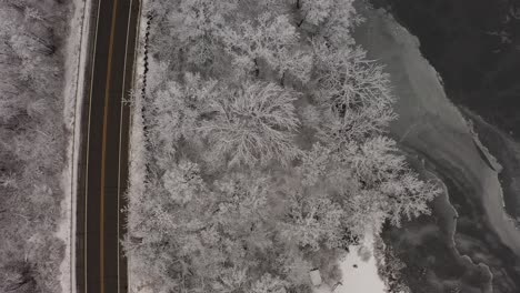 Camino-De-Invierno-Revela-Subiendo-Drone