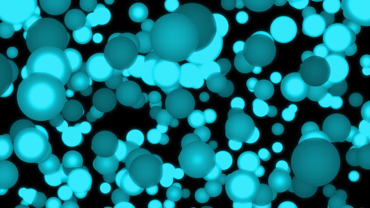 Large size dot ball moving animation motion graphics