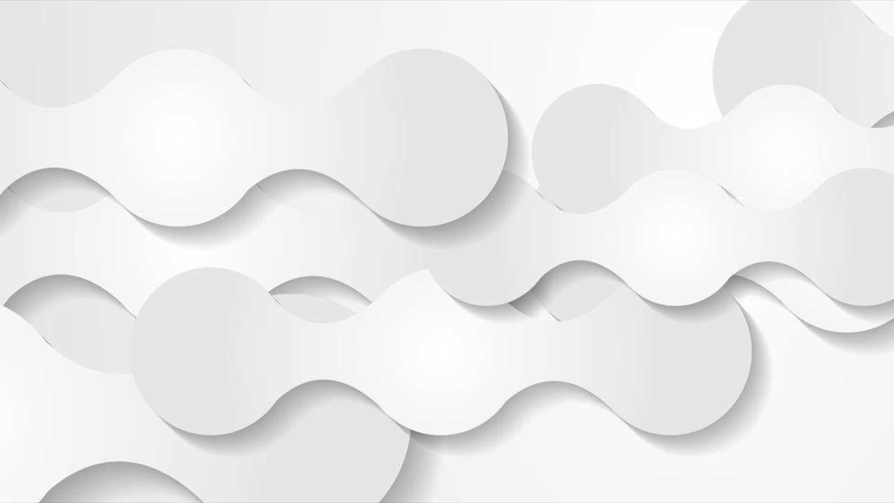 papel blanco formas curvas movimiento geométrico abstracto fondo