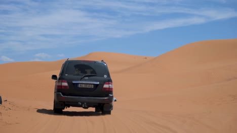 4x4 Desert Safari Conquering Red Sand Dunes in Morocco's Sahara