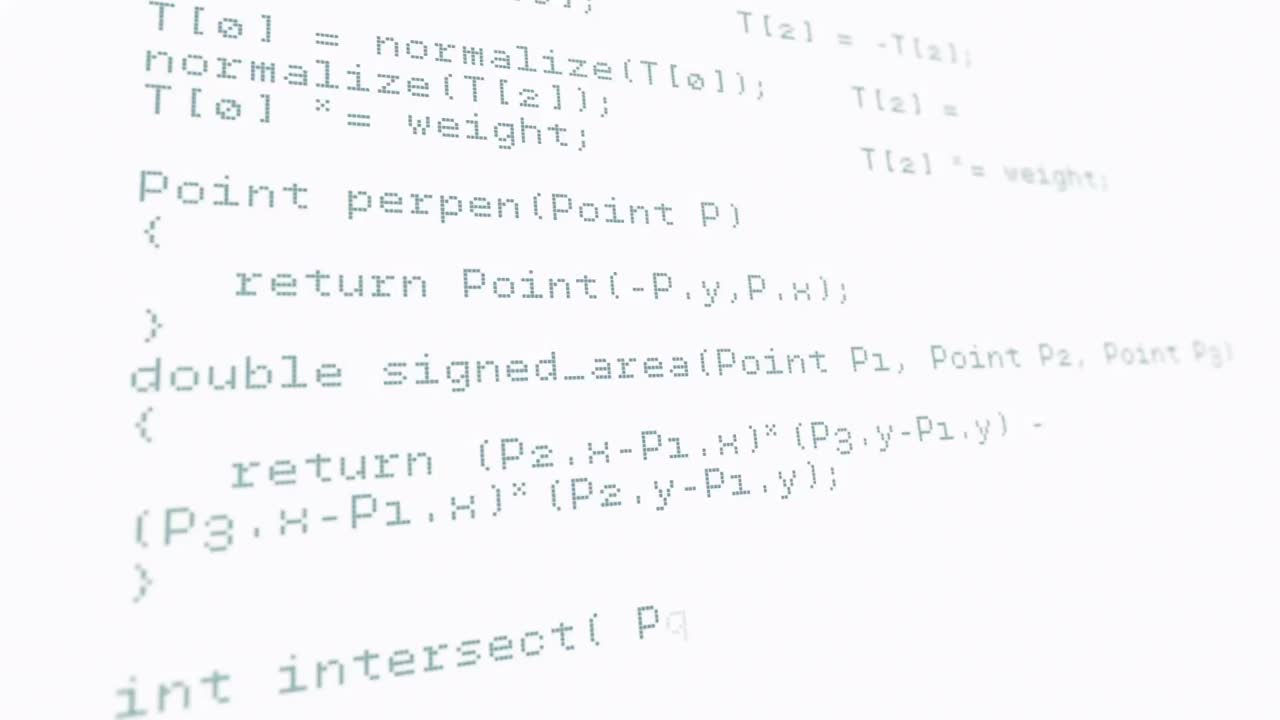 animación del procesamiento de datos sobre un fondo blanco