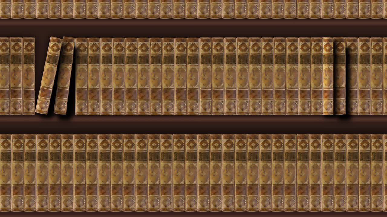 el desplazamiento sin costuras de libros antiguos