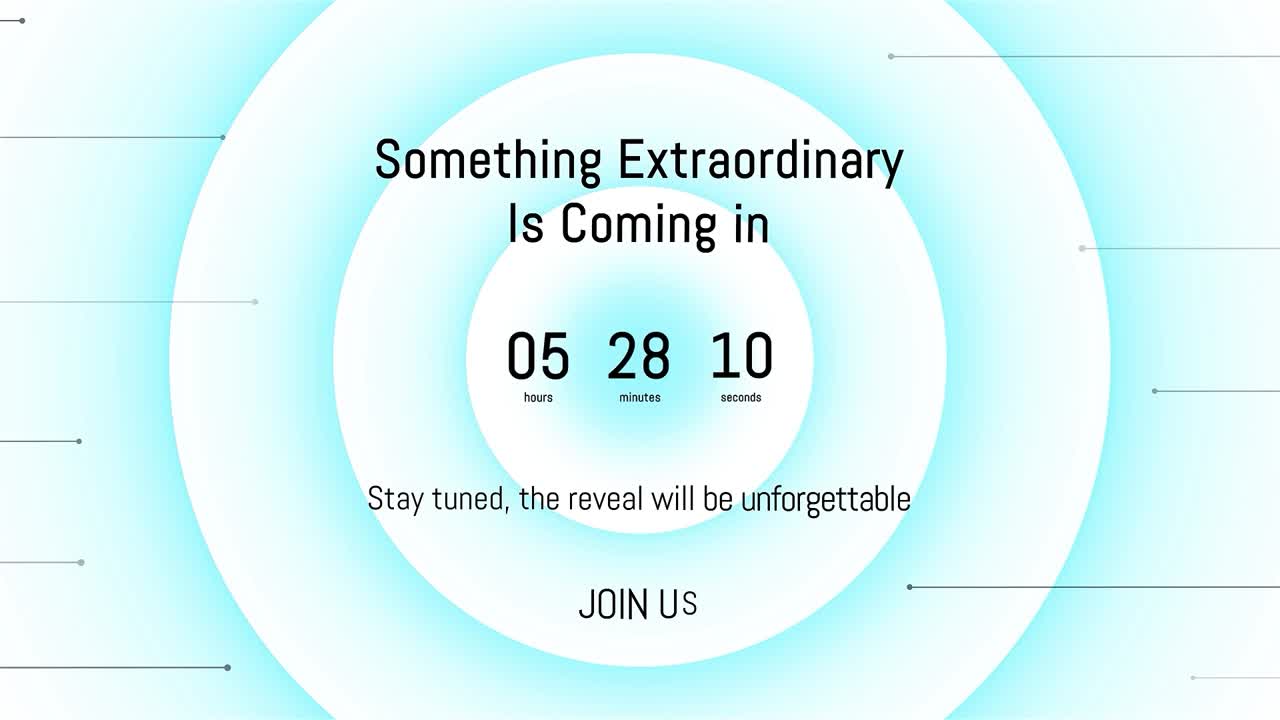 Countdown timers pack with customizable animated timers for events and videos