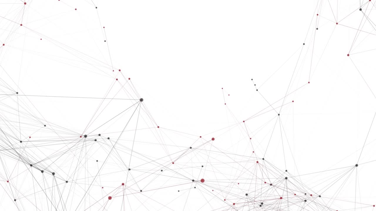 Abstract network on white background