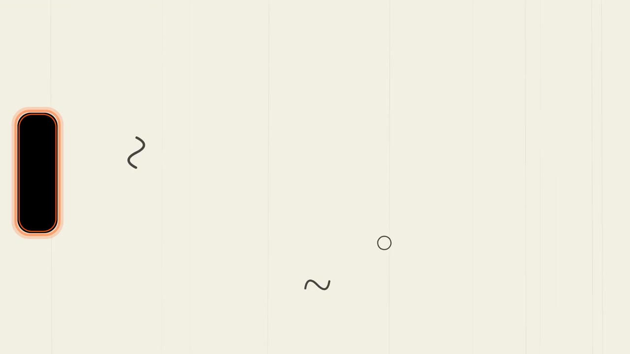 Gráficos em movimento abstratos com formas geométricas flutuantes e granulação de filme