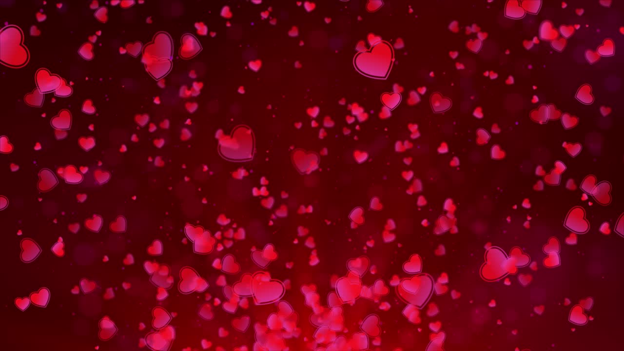 Red Heart Background Animation