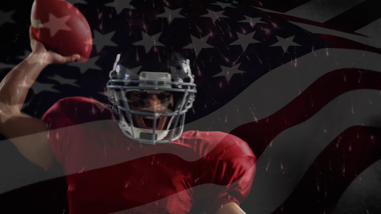 jugador de rugby lanzando la pelota