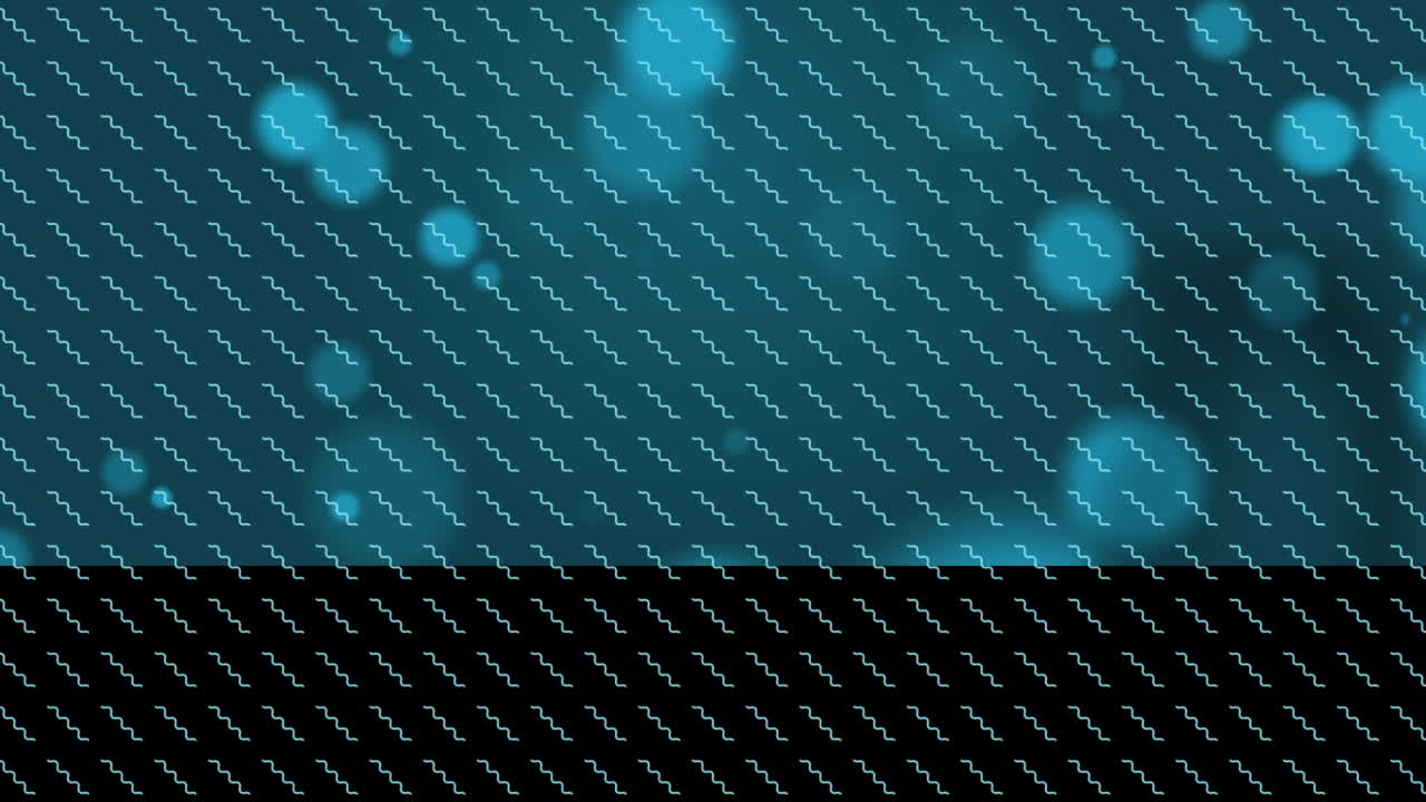 빛의 반점 위에 여러 지그자그의 애니메이션