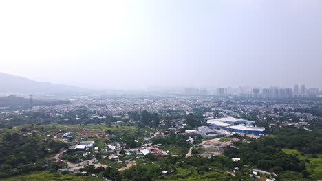 Condiciones-De-Smog-Contaminación-Del-Aire-En-Yuen-Cara-Larga