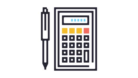 calculating icon animation