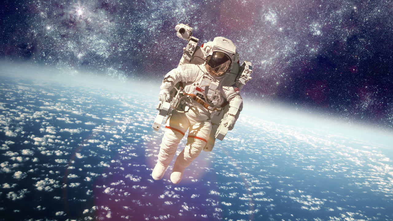 astronauta en el espacio exterior