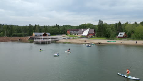 lake resort with activities