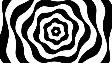 el arte abstracto es una animación hipnótica en bucle.