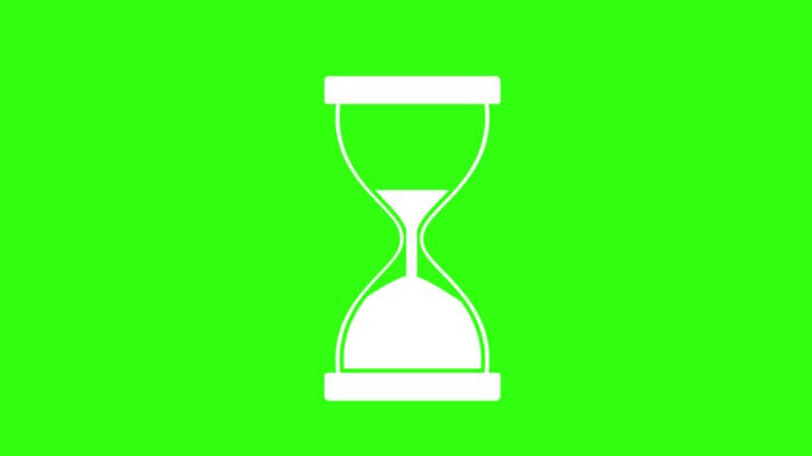 Hourglass video animation