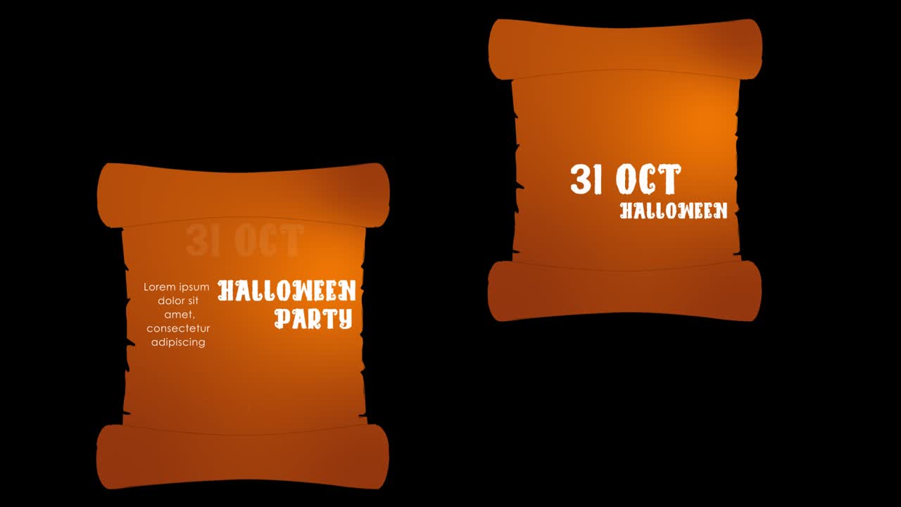 Halloween Party Flyers