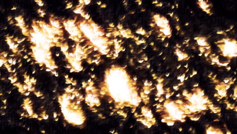 abstract fire pattern