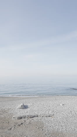 empty beach scene