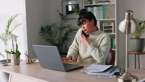 productivity business woman on a phone call
