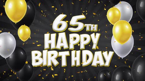 65th happy birthday celebration