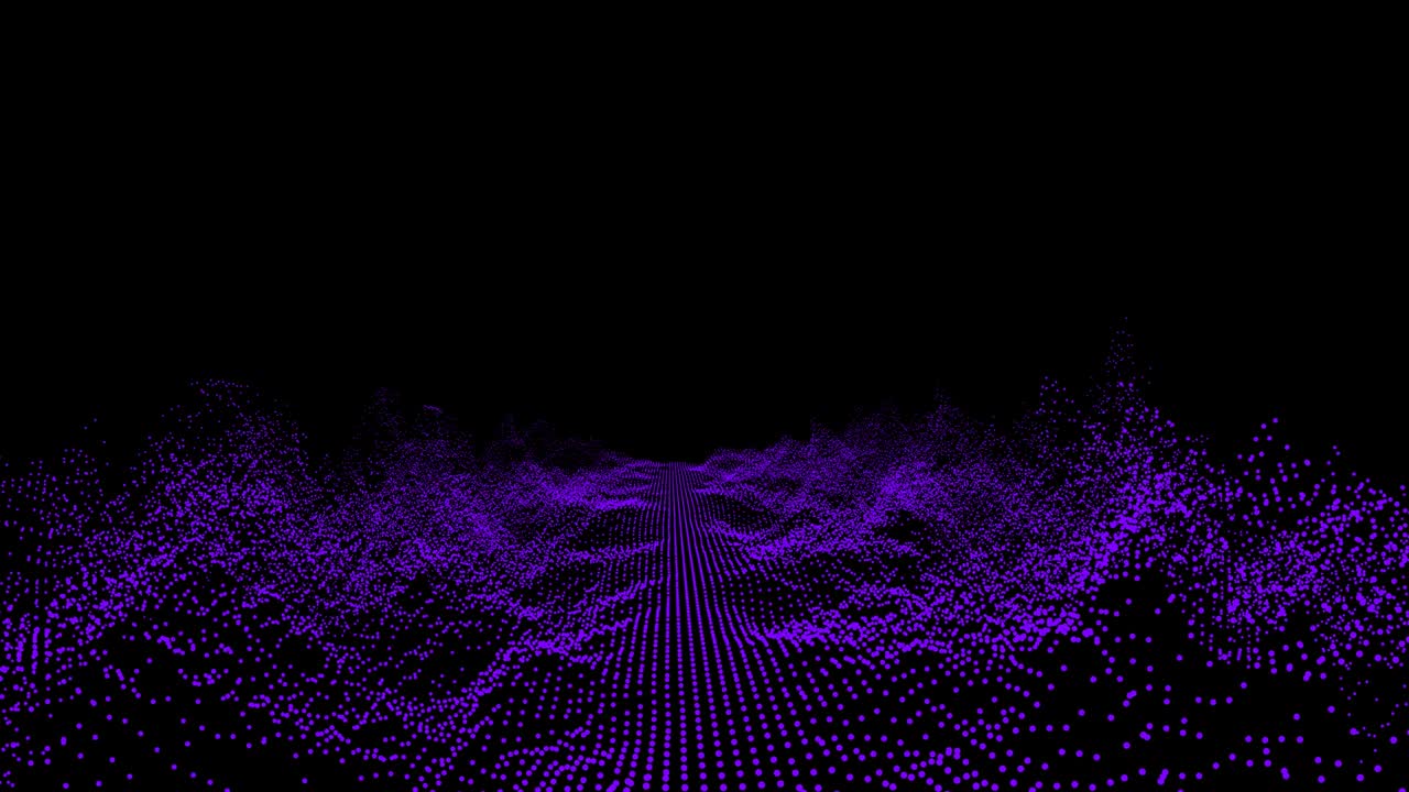 Futuristic abstract waveform audio music oscillation, visualization of sound wave technology digital surface
