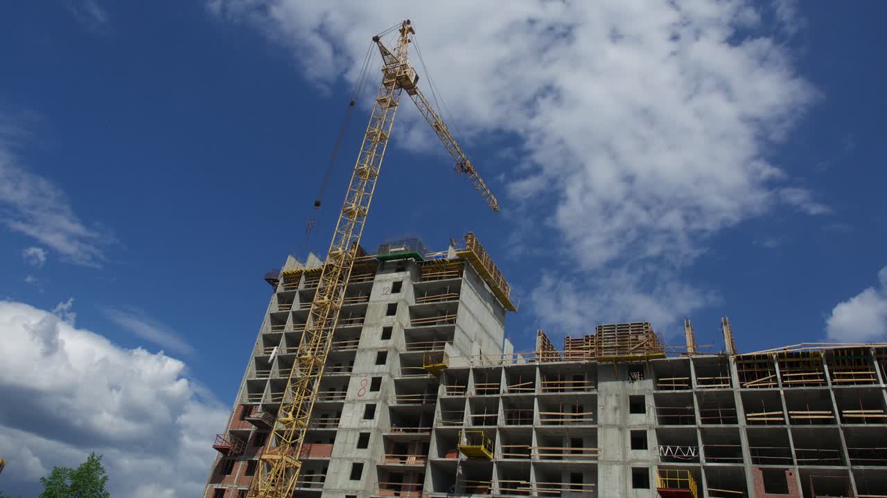 construcción de un edificio de gran altura