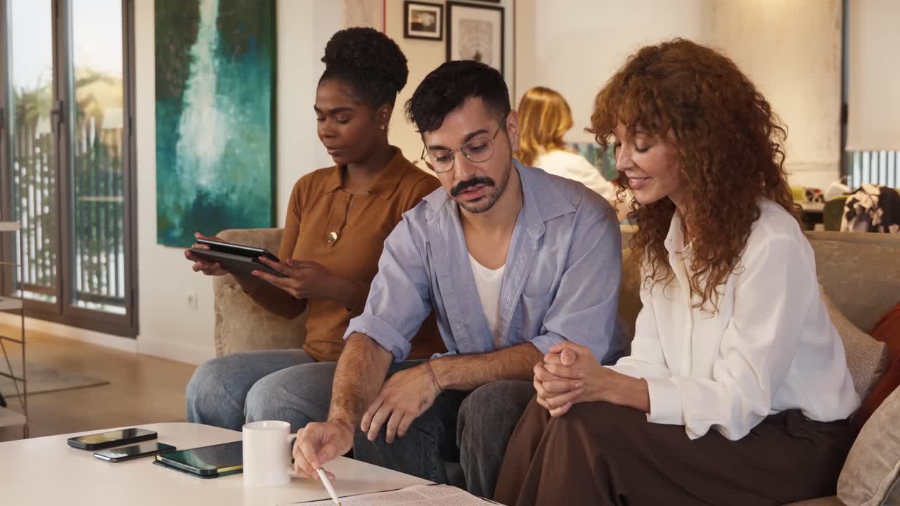 Group Meeting on Couch