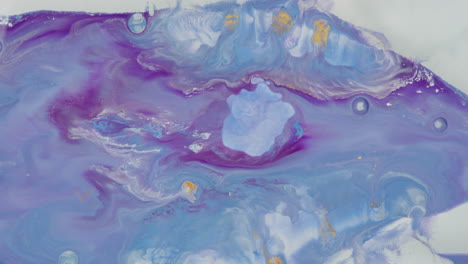 liquid explosion color mix blue, purple and white abstract