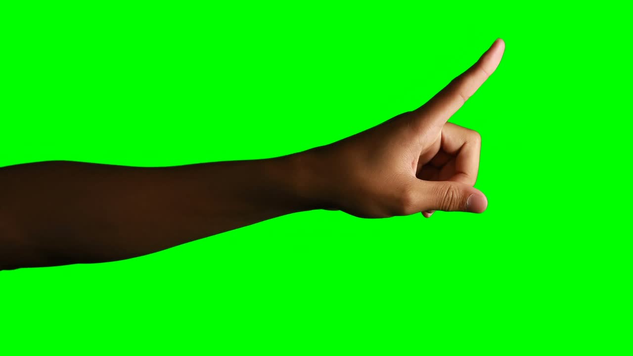 Mano di donna che indica