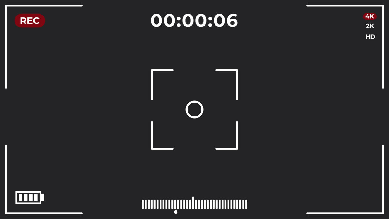 gráfico de movimiento del fondo de la interfaz rec