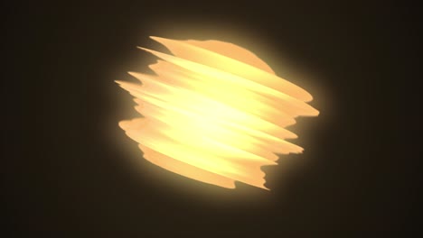 abstract glowing shape