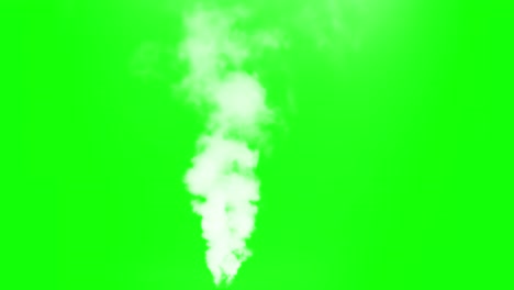 white smoke from intense burning