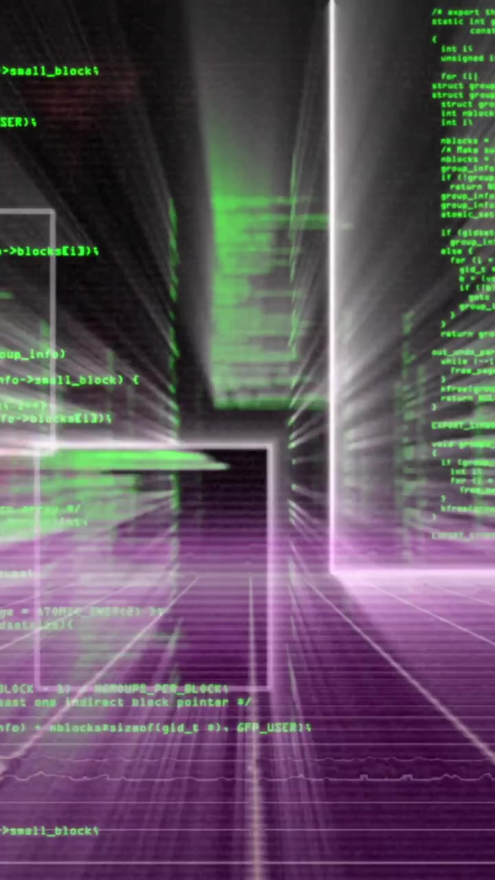 Animation of data processing over shapes