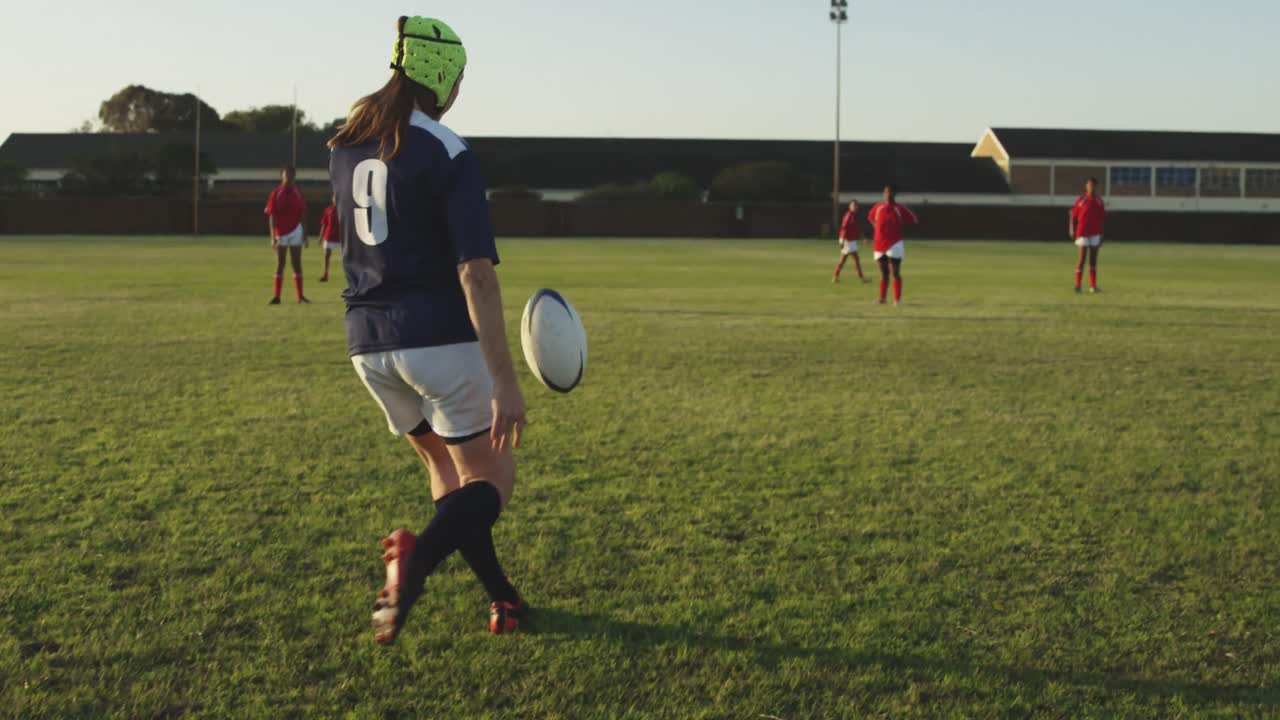 juego de rugby femenino para jóvenes adultos