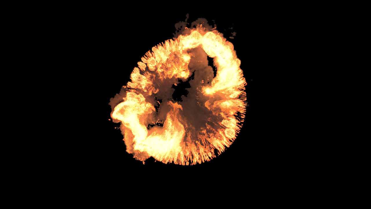 Circular Fire Explosion Effect