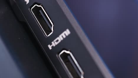 hdmi port close up