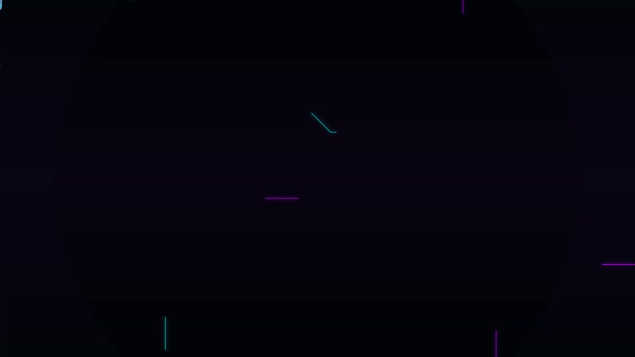 Abstract Digital Background with Glowing Neon Lines