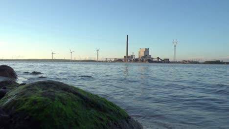 wind turbines on the shores of aalborg