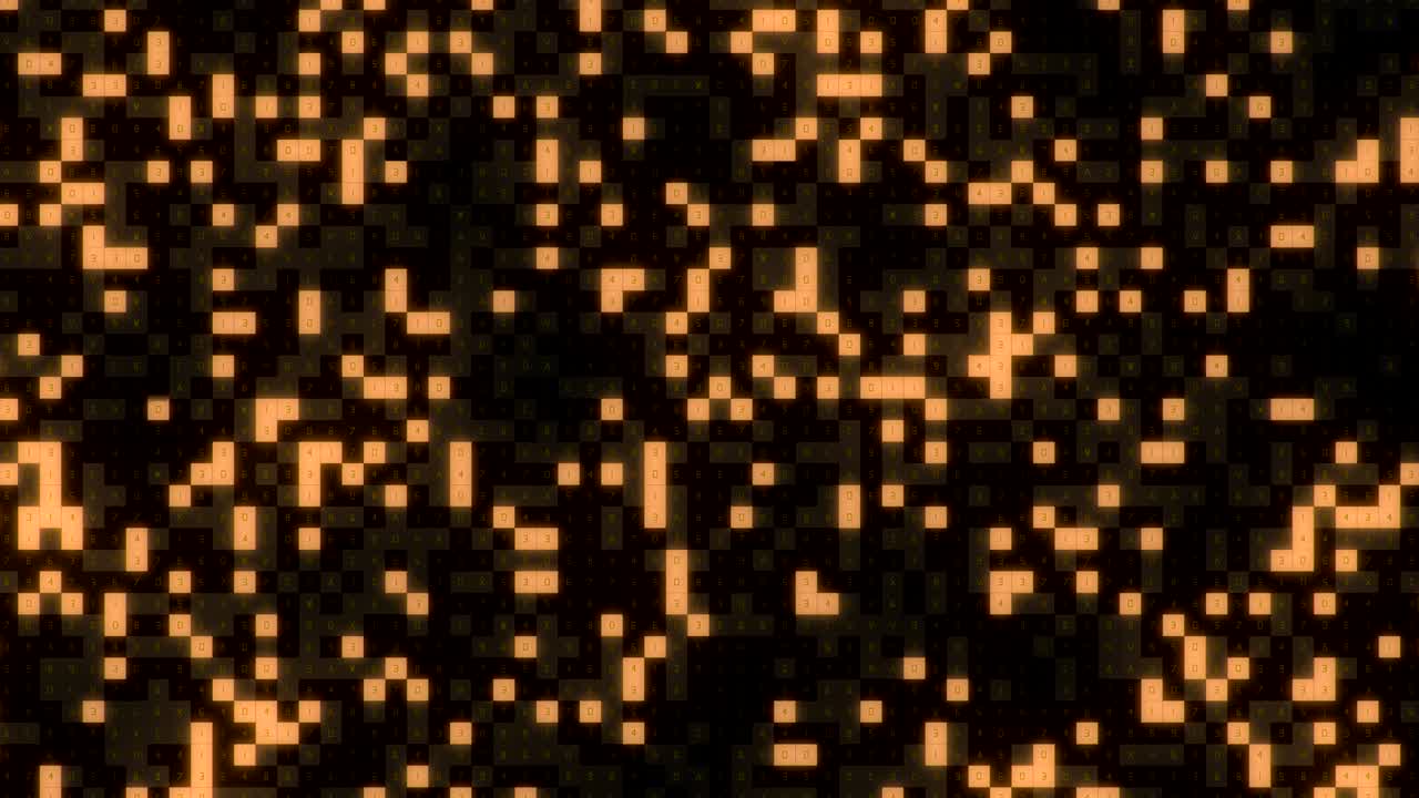 concepto de codificación hexadecimal 4k. fondo futurista con números y letras.