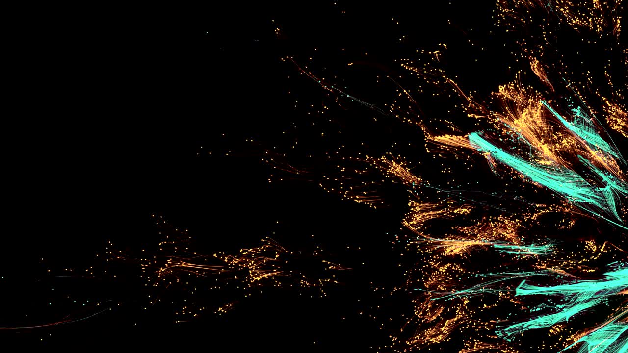 4k de humo orgánico y partículas de polvo.