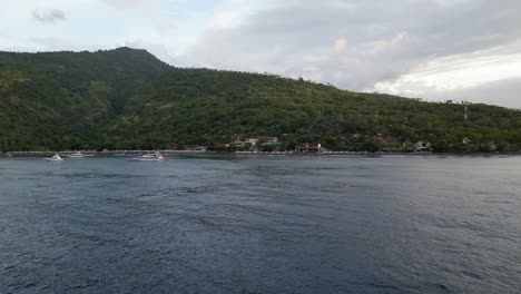 Tracking-Over-Water-In-Towards-Indonesian-Seaside-Village