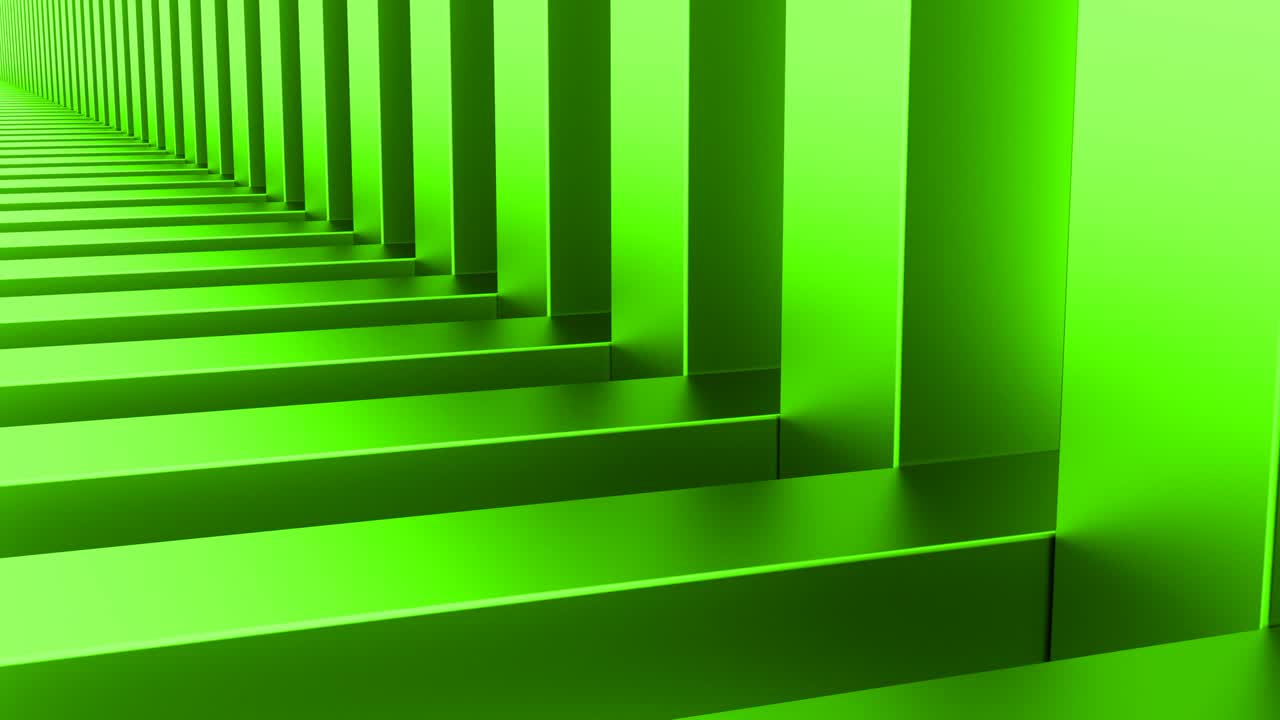 Green Abstract Looped Background Animation